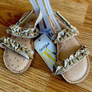 NWT, Cat & Jack sandals- very cute.